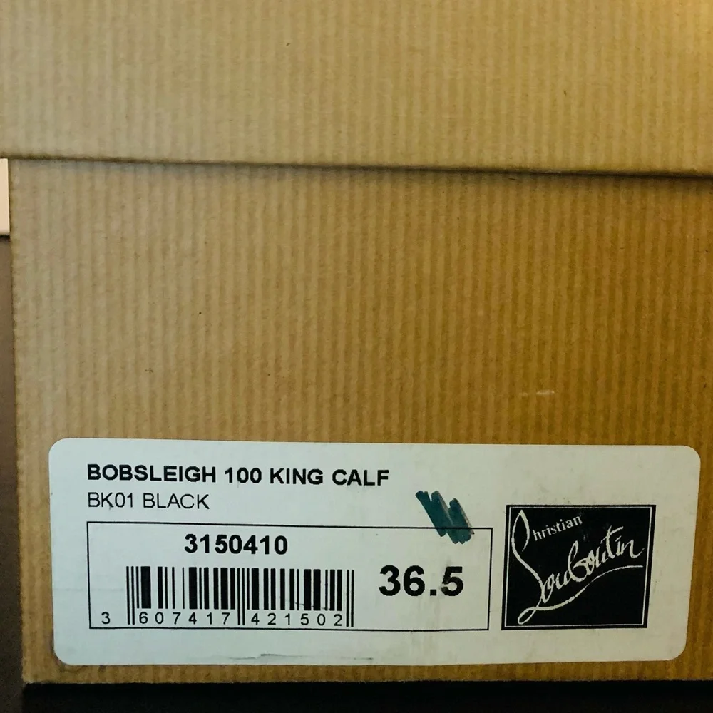 Christian Louboutin Bobsleigh 100 King Boots 36.5 - Picture 4 of 4